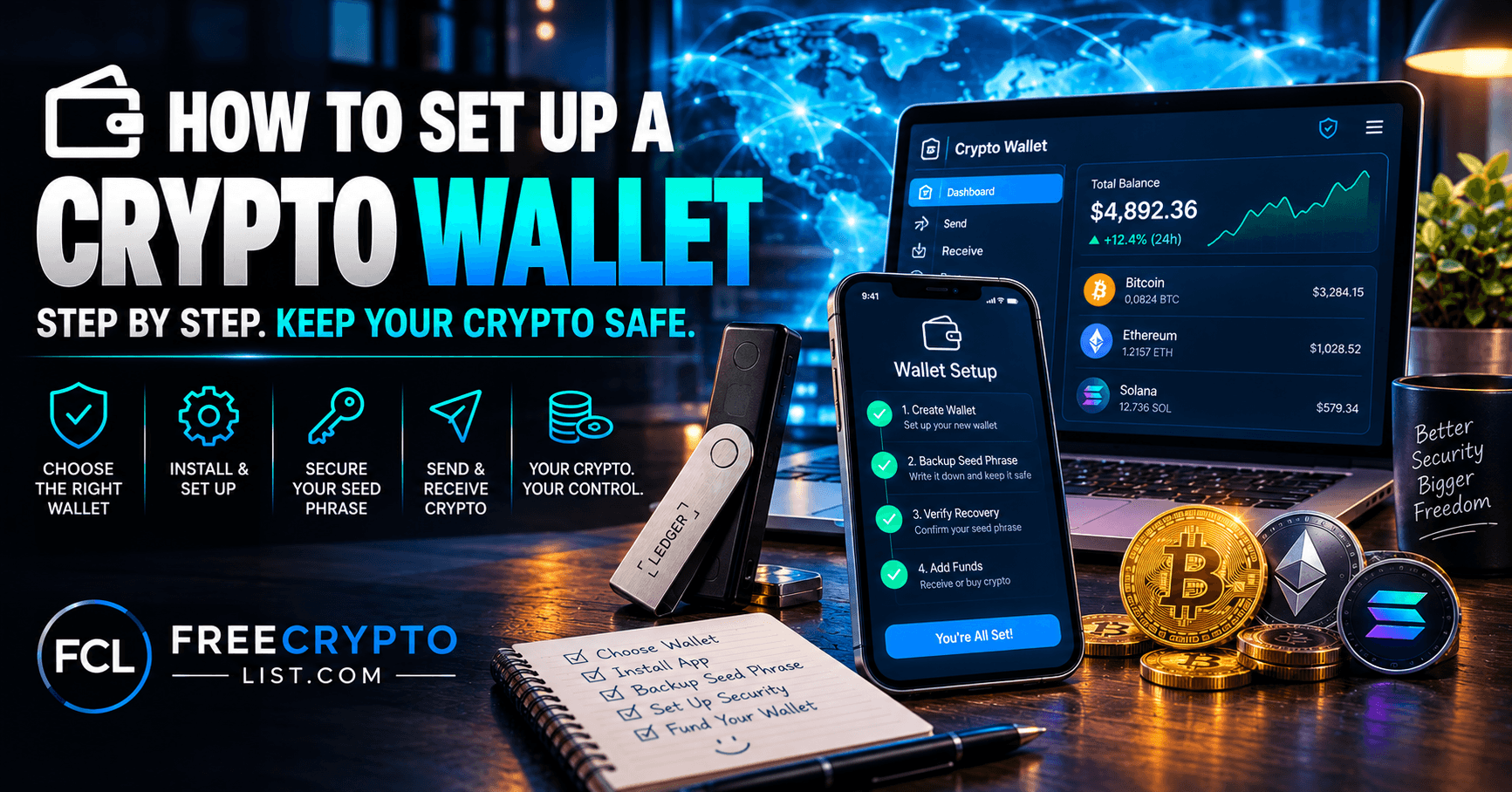 The crypto wallet setup guide