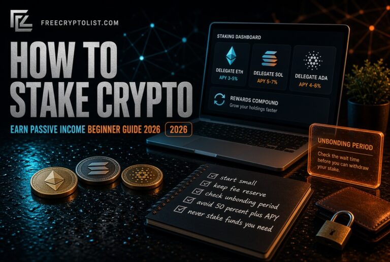 How to stake crypto guide