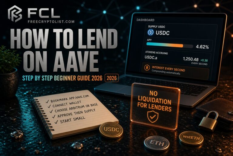 How to lend on AAVE crypto guide
