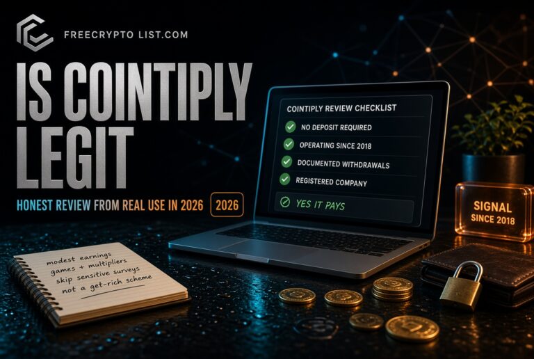 Is Cointiply legit crypto guide