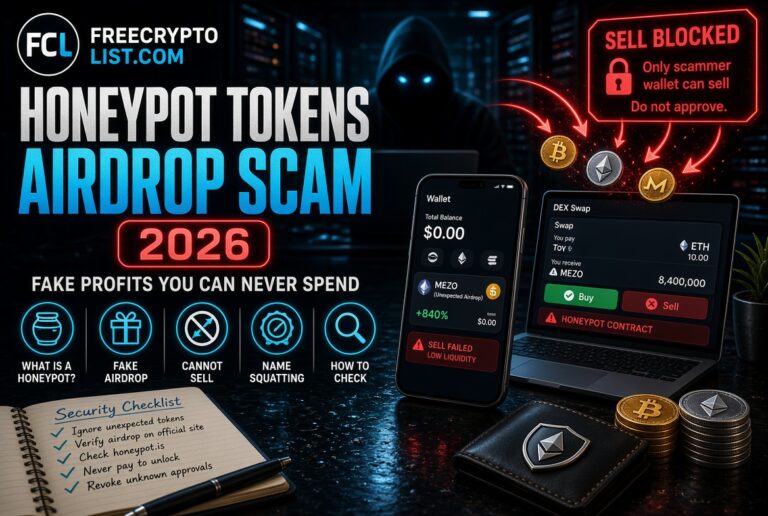 Crypto honeypot tokens scam security guide